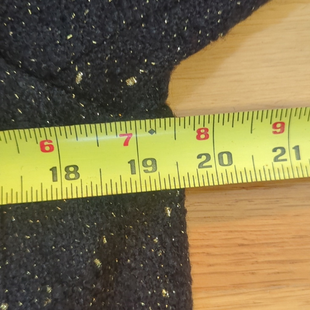 Ann Taylor Black Glitter Blazer - Picture 6 of 12